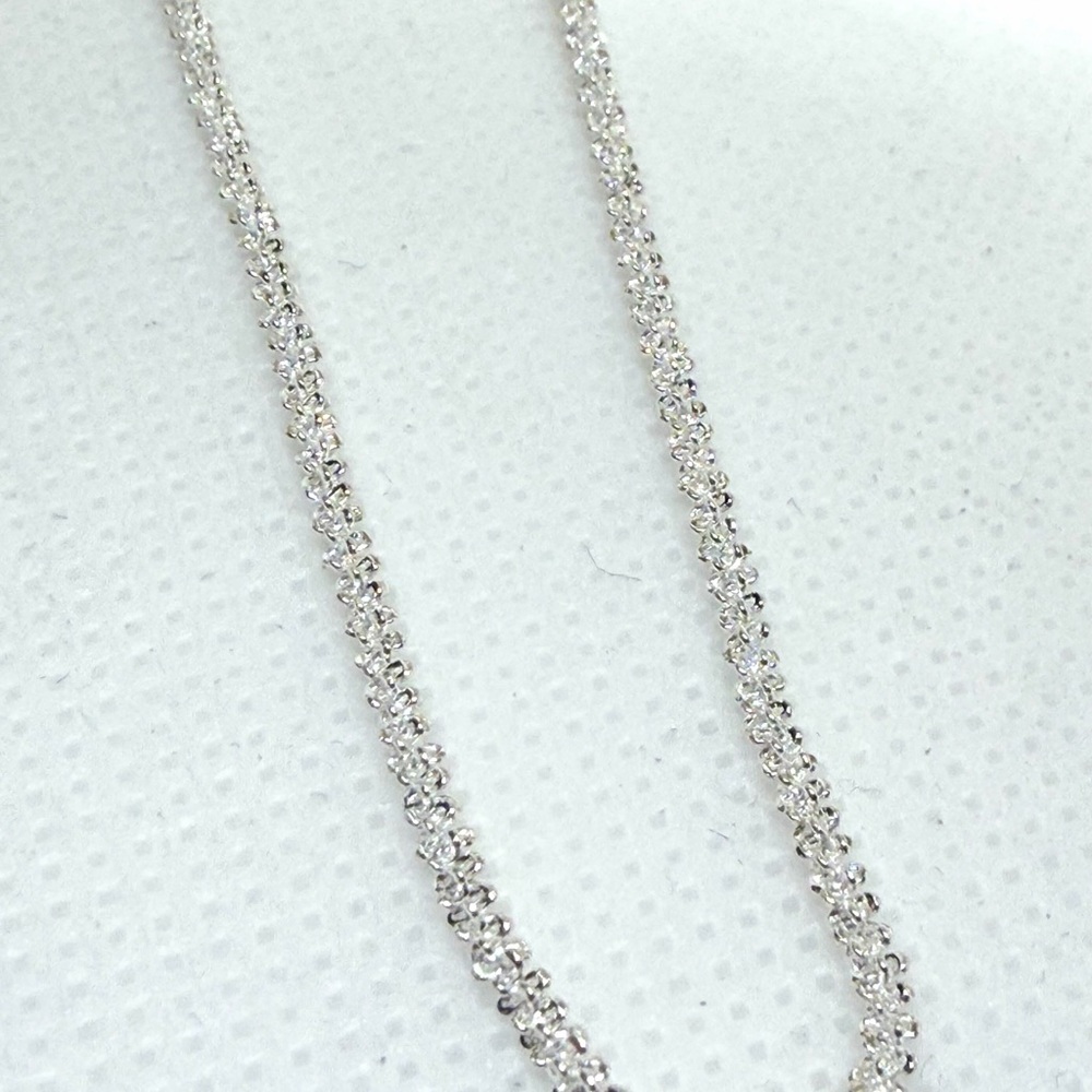 Sparkling .925 Sterling Silver & Rhinestone Bracelet - Picture 3 of 6